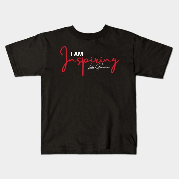 I am inspiring Kids T-Shirt by Lady Guinnevere